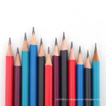 Wholesale Stationery Office & School Standard Pencil,50 PCS Barrel Packing Triangle Shape Wood HB Pencil